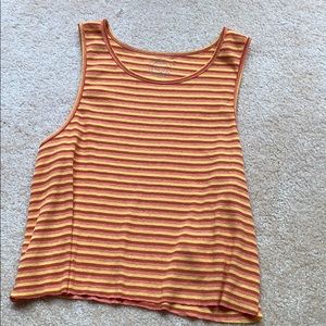 Urban Outfitters Striped Crop Top Tank